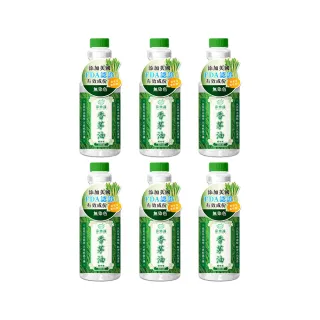【家樂適】香茅油 天然煉製550ml x6入 補充瓶(香茅 補充瓶)