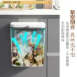 【Osun】廚房壁掛垃圾桶自動打包附蓋和100個垃圾袋(兩色任選/CE481)