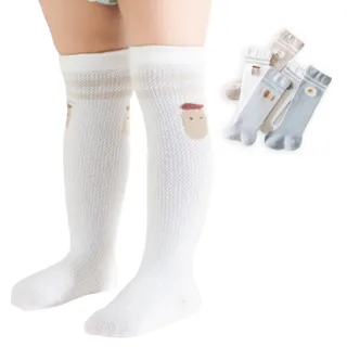 【橘魔法】（5雙一組）可愛生物透氣網眼中筒襪 (小腿襪 膝下襪 過膝襪 及膝襪 襪子 男童 女童 兒童)
