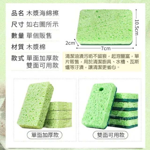 【PDD】木漿海綿塊(不沾油魔力擦 廚房百潔布 海綿擦 刷碗布 洗碗 洗鍋 雙面魔力擦 洗碗刷)