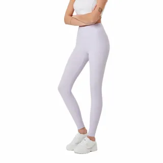 【DESCENTE】迪桑特 女士 中腰緊身褲 運動褲 瑜珈褲(SN122PKL21-LVND)