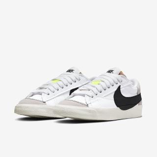 【NIKE 耐吉】W BLAZER LOW 77 JUMBO 女鞋 白黑(DQ1470-101)