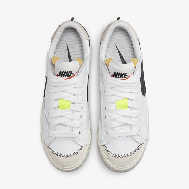 【NIKE 耐吉】W BLAZER LOW 77 JUMBO 女鞋 白黑(DQ1470-101)