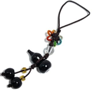 【十方佛教文物】葫蘆{黑琉璃}開運精品(吉祥圓滿)