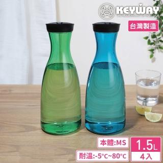 【KEYWAY 聯府】MS彩漾冷水壺1500ml-4入 顏色隨機(MIT台灣製造)