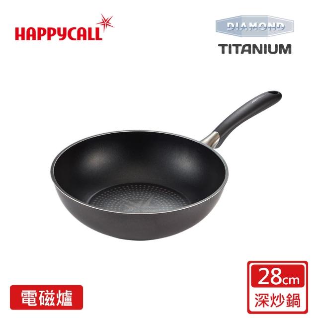 【韓國HAPPYCALL】鈦鑽IH不沾鍋深炒鍋-28cm(電磁爐適用)