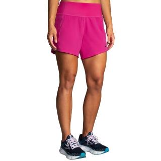 【BROOKS】女 Chaser 追避者5吋慢跑短褲 錦葵紫(221465671)