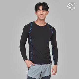 【ADISI】男Tactel Pro長袖快乾排汗圓領上衣AL2391059(防曬 抗UV 透氣 吸濕排汗 快乾 彈性 輕量)