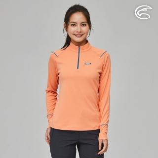 【ADISI】女SUNCOOL抑菌半門襟長袖排汗衣-連袖AL2311032(防曬 抗UV 抗菌 除臭 吸濕排汗 快乾 彈性)