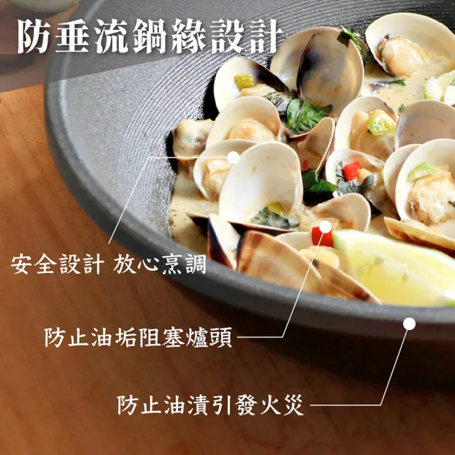 【米雅可】陶瓷不沾炒鍋 33cm 無蓋(台灣製造)
