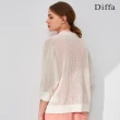 【Diffa】氣質線衫外罩-女(休閒外套)
