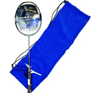 【MIZUNO 美津濃】FORTIUS27 PRIMA 灰藍 4U5 羽球拍(73MTB22248)