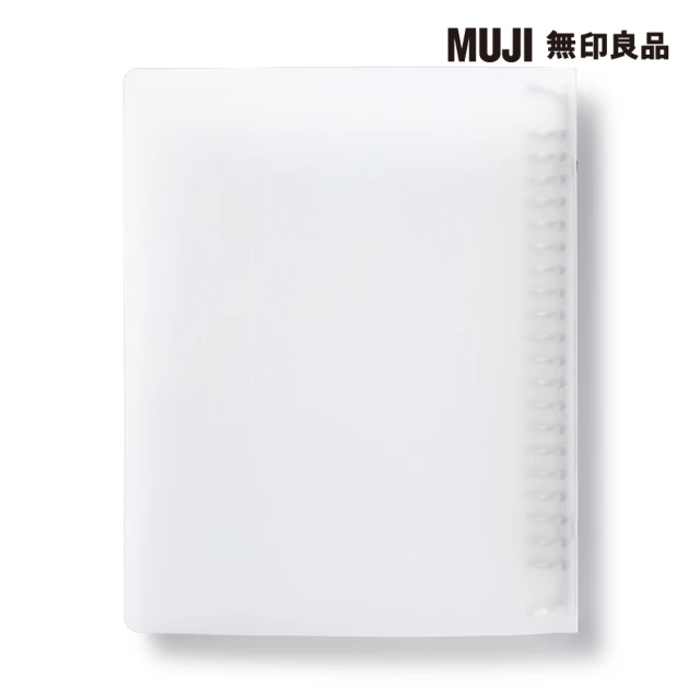 MUJI 無印良品 聚丙烯檔案夾/A5.20孔