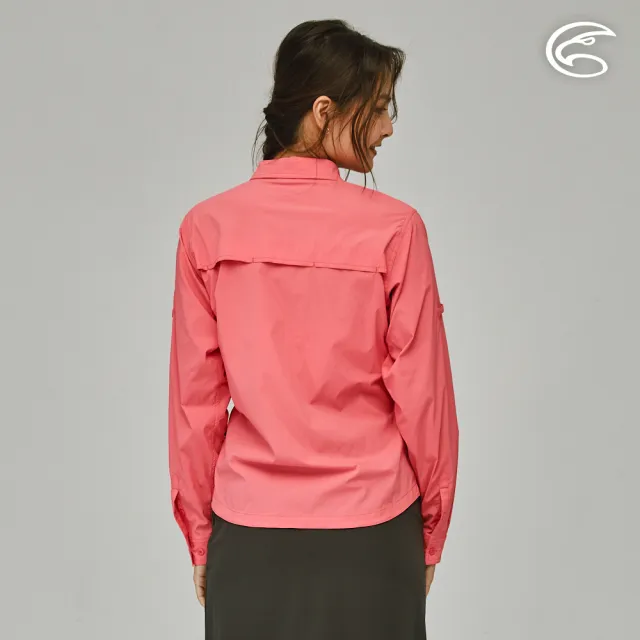 【ADISI】女UPF50+透氣快乾長袖襯衫AL2311038(防曬 抗UV 透氣 吸濕排汗 快乾 彈性)