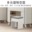 【ASSARI】沃克2.7尺化妝桌椅組(寬80x深40x高144cm)