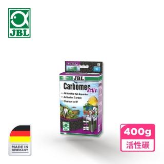 【JBL 臻寶】Carbomec activ 椰皮活性碳 400g(德國製 前置 圓桶 底濾 上部 過濾 棉)