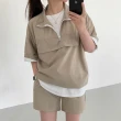 【Pure 衣櫃】韓版時尚休閒運動套裝(上衣+褲子/KDA-078)