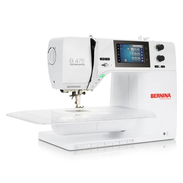 【BERNINA】觸控式高階電腦縫紉機 B475QE(彩色觸控螢幕/大輔助板/40種拼布花樣)