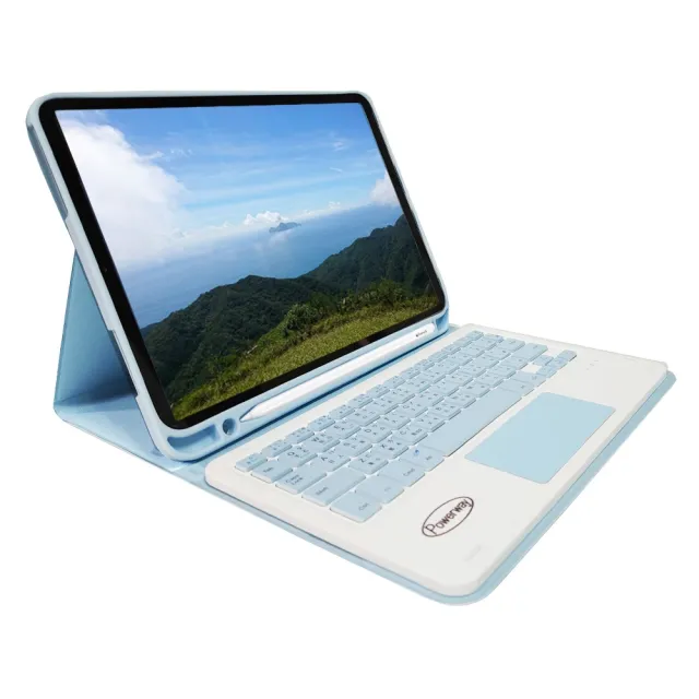 【Powerway】Powerway For iPad Pro11吋-四代-三代-二代-一代平板專用樂控型藍牙鍵盤(送同色無線滑鼠)