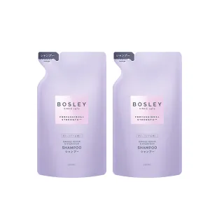 【Bosley】黑髮青春還原修護洗髮精補充包320ml 雙入組(黑髮養護升級版)