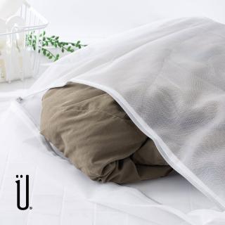 【UdiLife】純淨無染 細網角型洗衣袋 60x70cm 3入(MIT 臺灣製造 洗衣網 方型 無螢光 防變形 網眼透氣 收納)