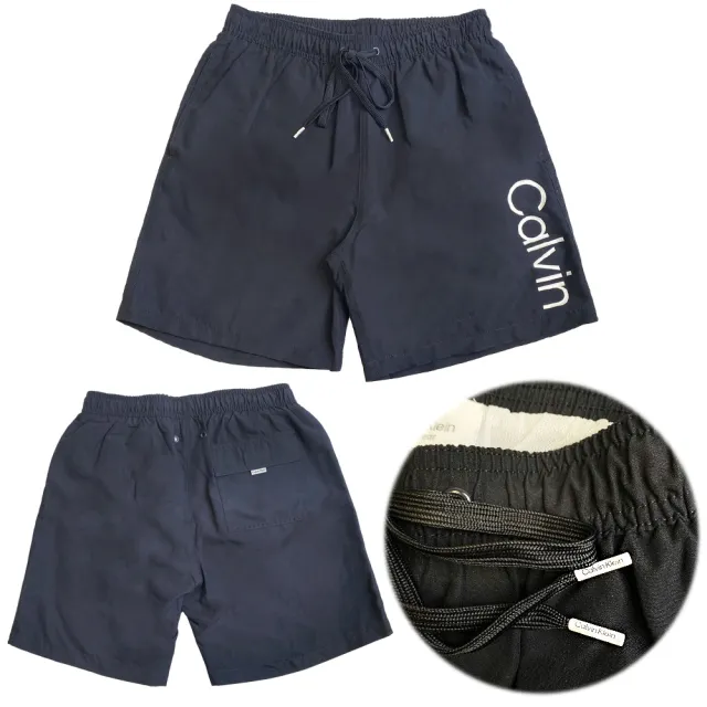 【Calvin Klein 凱文克萊】CK 短褲 海灘褲 彩色LOGO 小LOGO 多款式(平輸品)