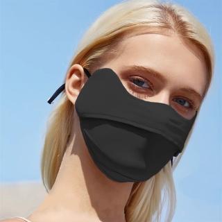 【SeasonsBikini】冰絲防曬面罩3入 SPF50+ 超透氣 戴比不戴還涼 減緩眼周曬斑-180(超透氣防曬口罩)