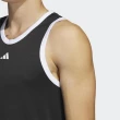 【adidas 愛迪達】3g Speed Tank 男 運動背心 籃球背心 吸濕 排汗 舒適 亞洲版 黑(IC2457)