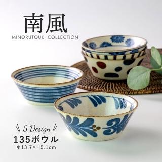 【DAIDOKORO】日本製頂級美濃燒陶瓷碗13.5 cm*2入(湯碗/飯碗/碗盤/餐具/餐碗/水果碗/點心碗)