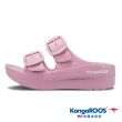 【KangaROOS 美國袋鼠鞋】女鞋 RIO Q彈 防水 休閒拖鞋(粉-KW31643)