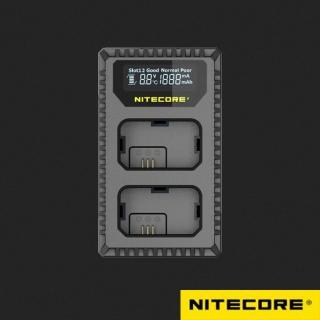 【NITECORE】USN1 奈特科爾 USB行動 液晶雙槽充電器(For SONY NP-FW50)