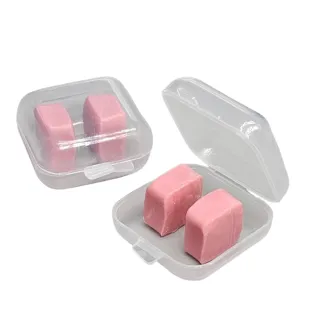 【靜舒眠】台灣製矽膠耳塞2盒4入-玫瑰豆沙(防水 靜音 矽膠耳塞 打呼 止鼾 游泳 隔音 抗噪耳塞)