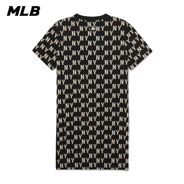 【MLB】連身裙 長版上衣 MONOGRAM系列 紐約洋基隊(3FOPM0133-50BKS)