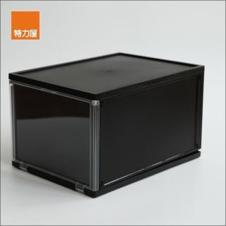 【特力屋】樹德拼拼樂收納鞋盒-黑色