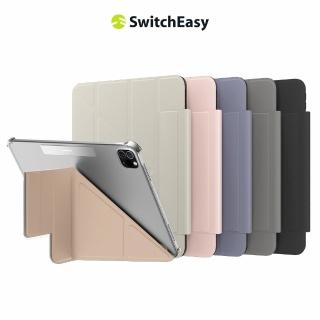 【SwitchEasy 魚骨牌】2024 iPad Air 11吋 Origami Nude 多角度透明保護殼(支援2022 Pro11/Air 10.9)