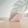 【SwitchEasy 魚骨牌】2024 iPad Air 11吋 Origami Nude 多角度透明保護殼(支援2022 Pro11/Air 10.9)