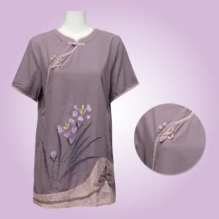 【花鈿】雅緻手繪長版上衣二入(WK9366.67)