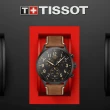 【TISSOT 天梭 官方授權】CHRONO XL 韻馳系列 三眼計時腕錶 / 45mm 母親節 禮物(T1166173605203)