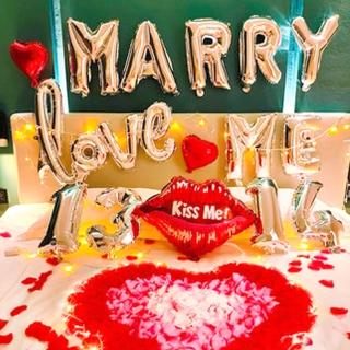 【阿米氣球派對】夢幻銀求婚氣球套餐組(氣球 求婚氣球 求婚佈置)