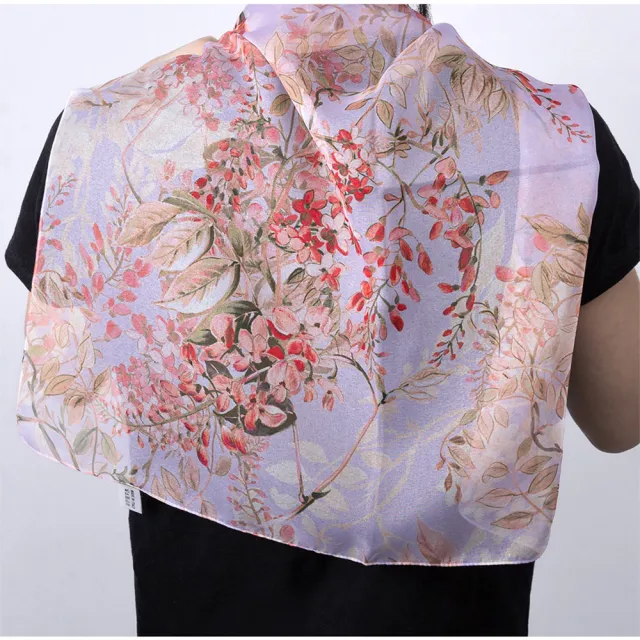 【iTa.a】100%義大利制造二合一絲巾禮盒組(40×160cm長方巾＋53×53cm小方巾－Aa9)