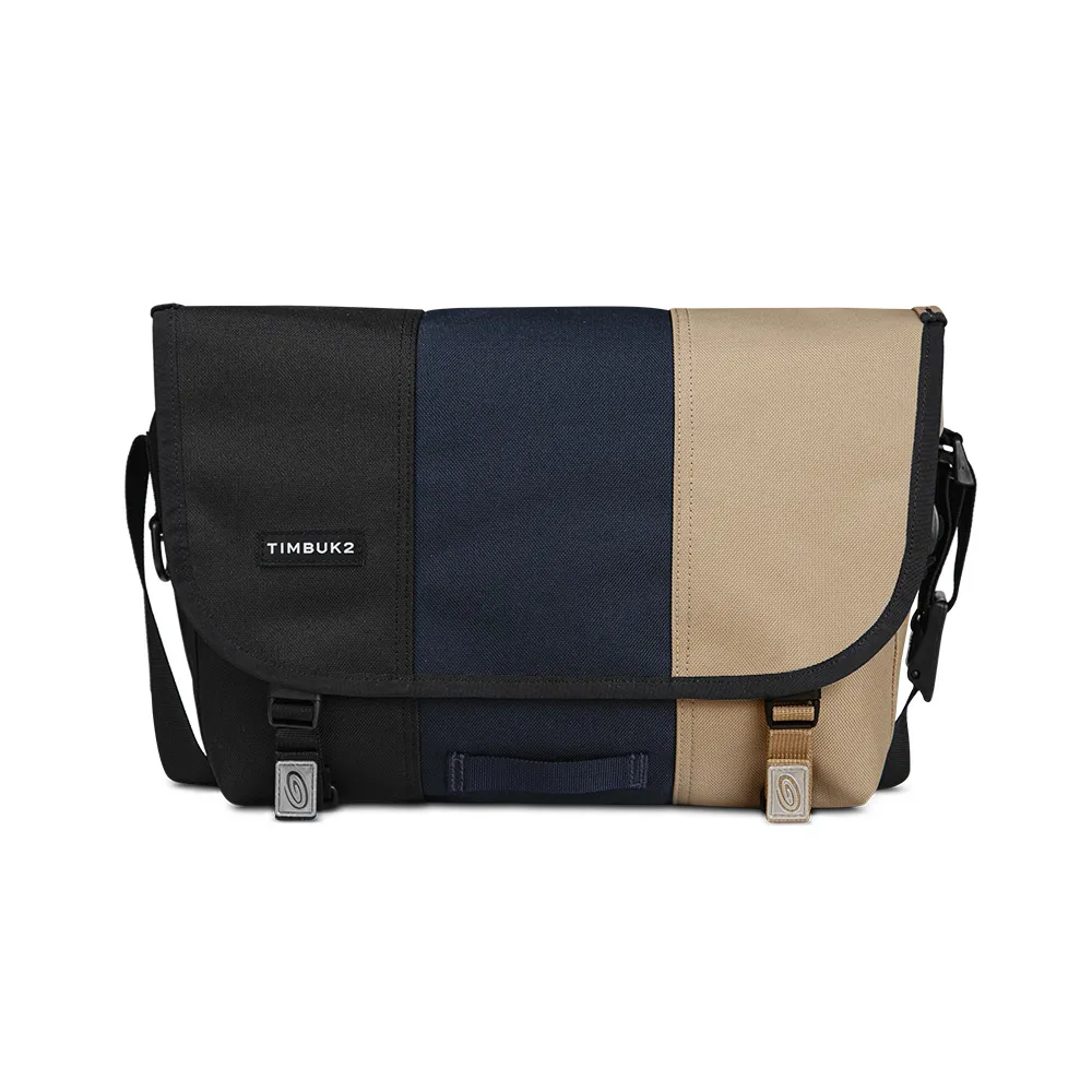 【Timbuk2】Classic Messenger Cordura Eco 13 吋經典郵差包(黑藍米拼色)