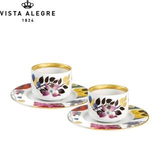 【Vista Alegre】春日時尚咖啡杯-2入-100ml(居禮名店獨家代理)