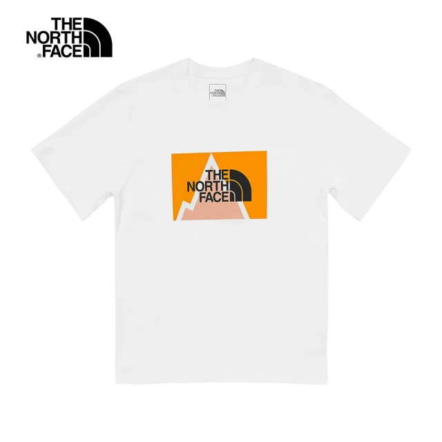 The North Face TNF 短袖上衣 U LOGO PLAY COLOR BLOCK S/S TEE AP 男款 女款 白(NF0A7WDYFN4)