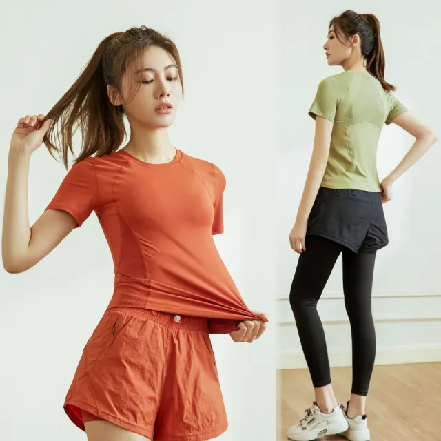 【BODYAIR】貼身收腰輕透網上衣(瑜珈.慢跑.運動.健身.透氣.舞蹈.運動服)