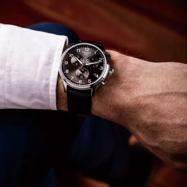 【TISSOT 天梭】Chrono XL韻馳系列經典計時腕錶(T1166171605700)中秋 送禮自用首選