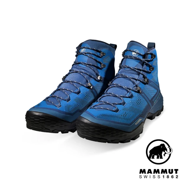 【Mammut 長毛象】Ducan High GTX 高筒登山健行鞋 男款 藍寶石 #3030-03471