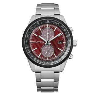 【CITIZEN 星辰】東京紅限量光動能計時腕錶/41mm(CA7034-96W)