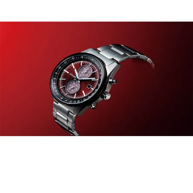 【CITIZEN 星辰】東京紅限量光動能計時腕錶/41mm(CA7034-96W)
