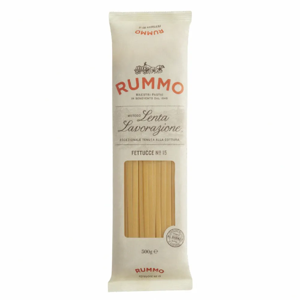 【RUMMO路莫】N.15 中寬扁麵 Fettucce 500g(最適合搭配肉醬類型)