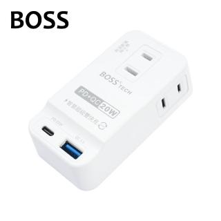 【BOSS】PD+QC 20W 智慧型極速充電2P插座 R-05P